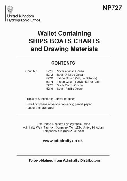 NP 727 - Ships boats Charts and Drawing Materials (Lifeboat) - (2014 ed)